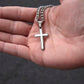 Cuban Link Chain With Cross - To My Son