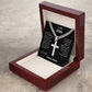 Cuban Link Chain With Cross - To My Son